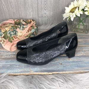 Dorndorf Snake Skin and Patent Leather Heels